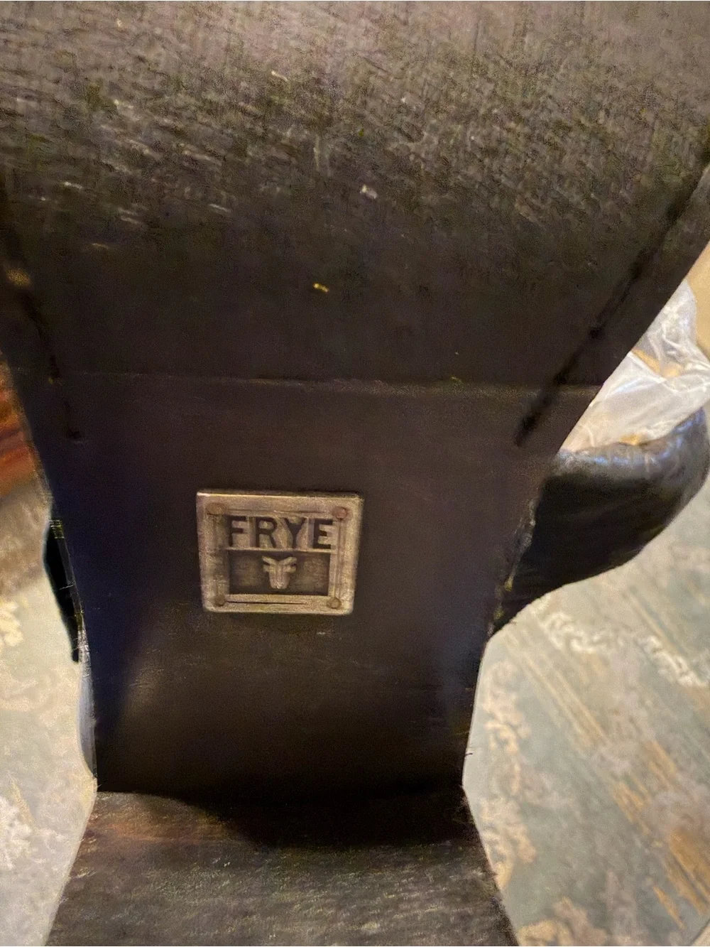 Frye Classic Black Knee-High Leather Riding Boots